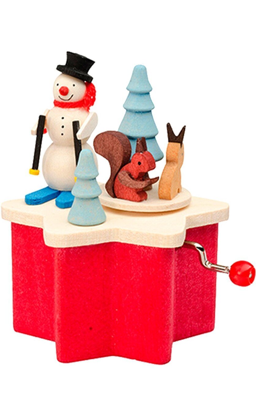 5506 Alexander Taron Importer 142 Graupner Music Box Snowman Crank